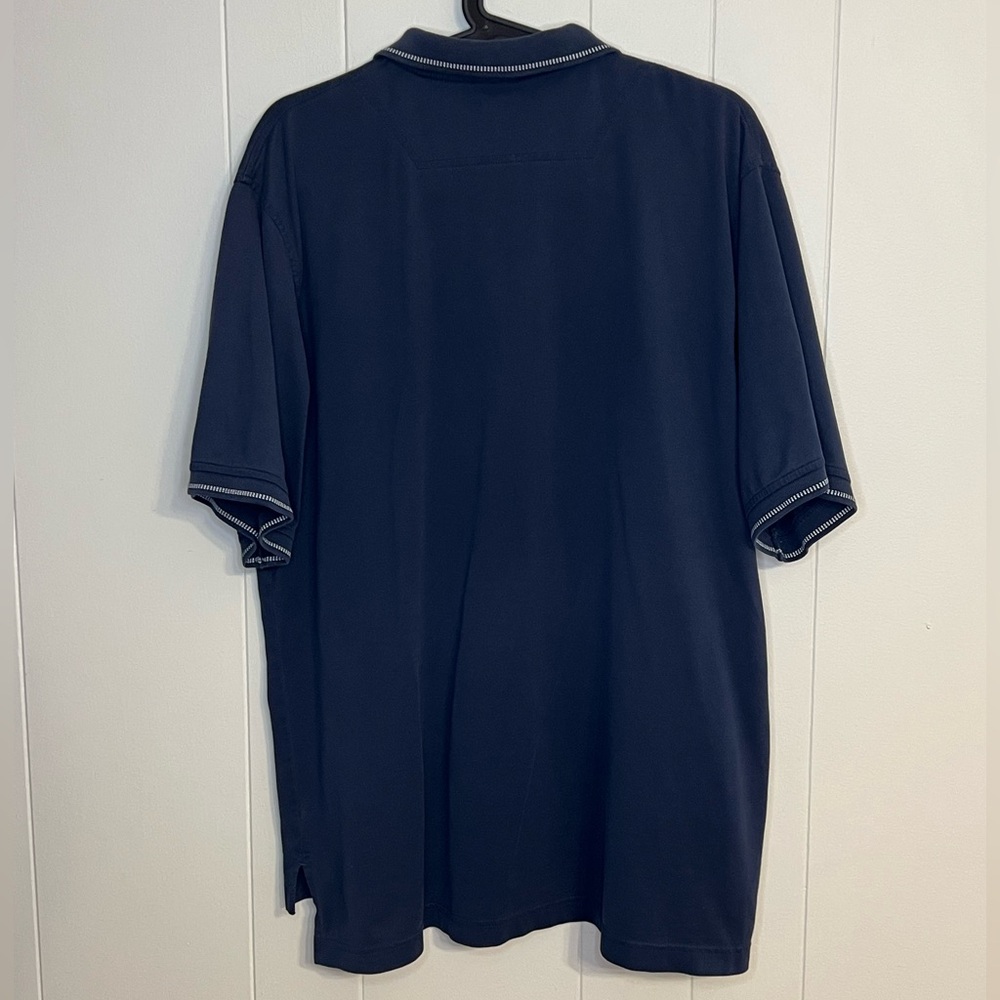 LL Bean, dark blue polo size L - Picture 3 of 5